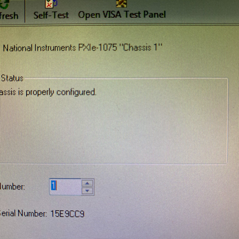 National Instruments NI PXIe 1075 Chassis