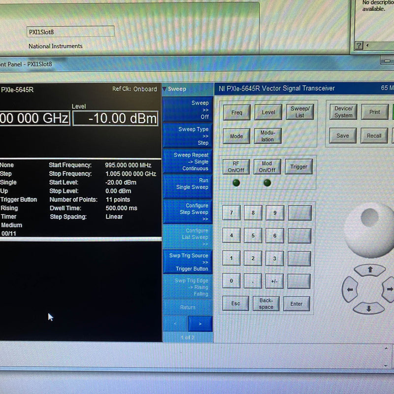 National Instruments NI PXIe 5645 R Vector Signal Transceiver