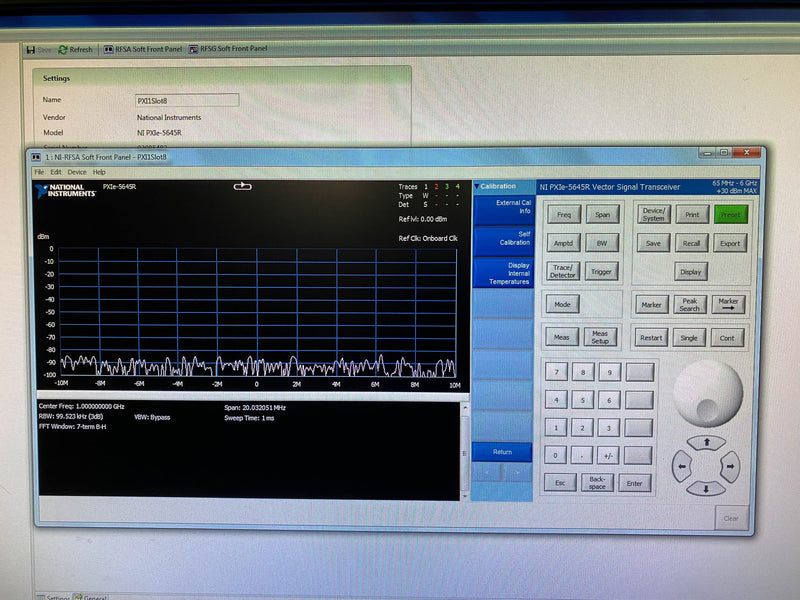 National Instruments NI PXIe 5645 R Vector Signal Transceiver