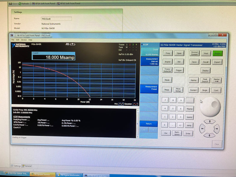 National Instruments NI PXIe 5645 R Vector Signal Transceiver