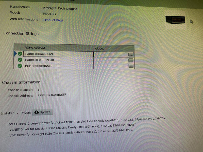Agilent / Keysight M 9018 B PXIe Chassis
