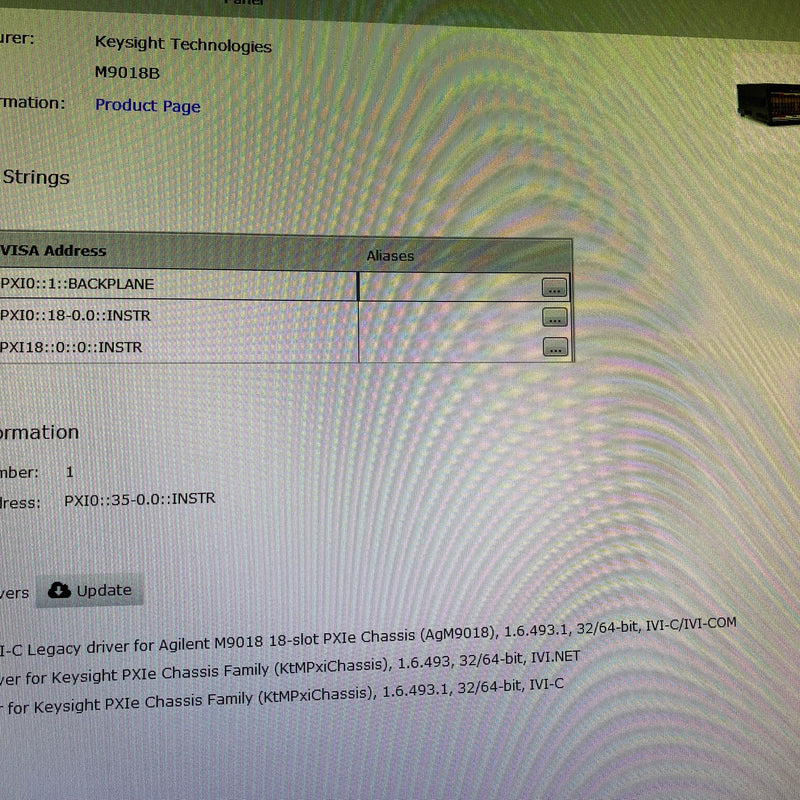Agilent / Keysight M 9018 B PXIe Chassis