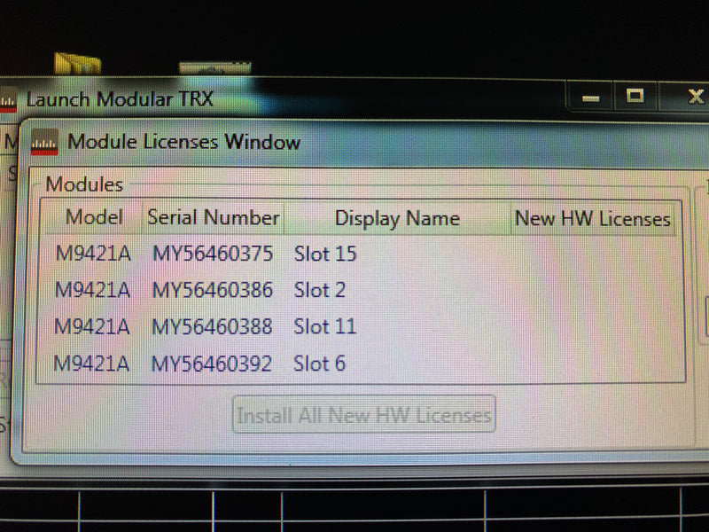 Agilent / Keysight M 9421 A VXT Vector Transceiver