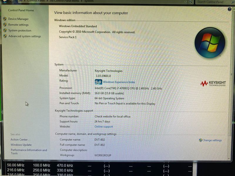 Agilent / Keysight M 9037 A PXIe Embedded Controller