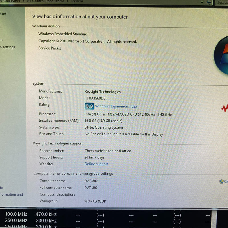 Agilent / Keysight M 9037 A PXIe Embedded Controller