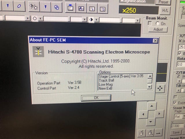 Hitachi S 4700 II SEM