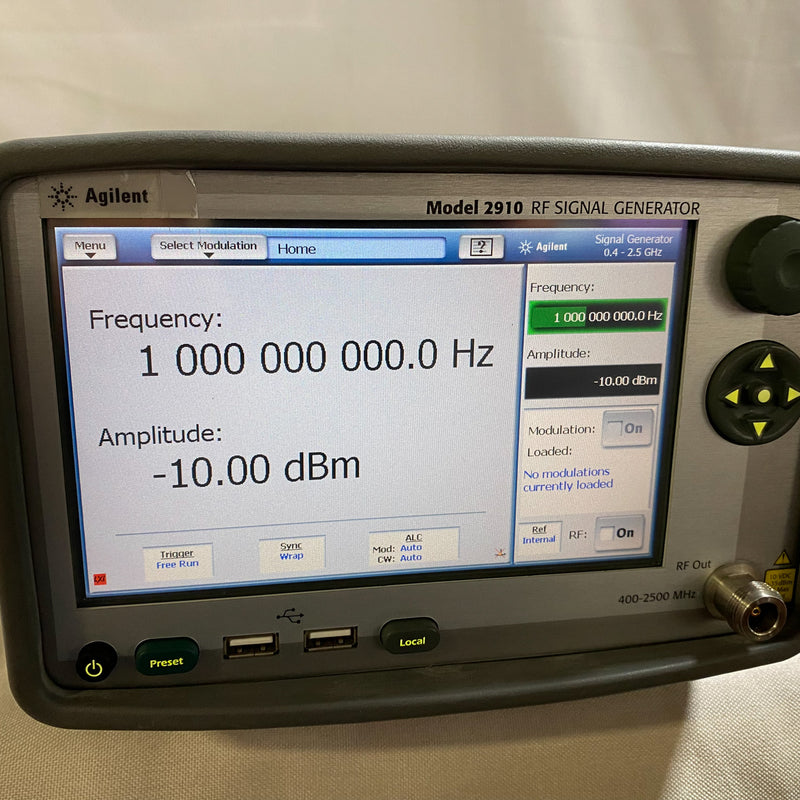 Agilent 2910 RF Signal Generator