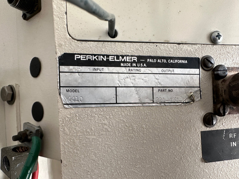 Perkin Elmer 4410 Sputtering System