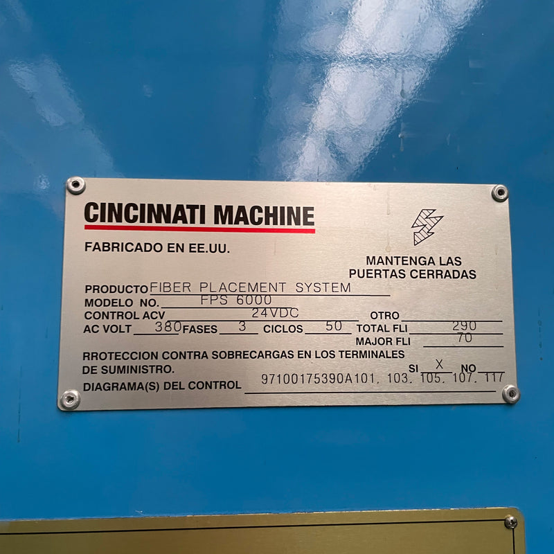 Cincinnati FPS 6000 Fiber Placement System