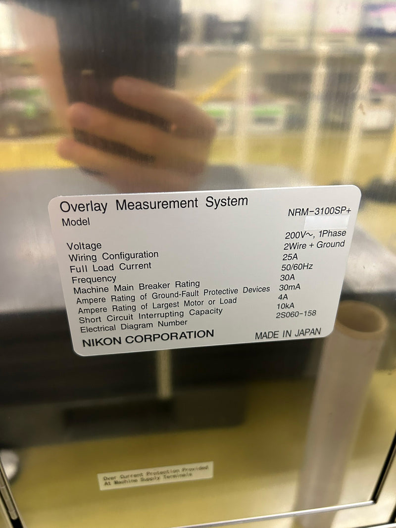 Nikon NRM 3100 SP+ Overlay Measurement