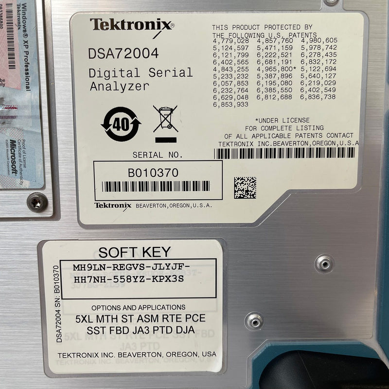 Tektronix DSA 72004 Digital Serial Analyzer