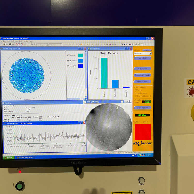 KLA-Tencor Candela CS 20 V Defectivity Density Measurement