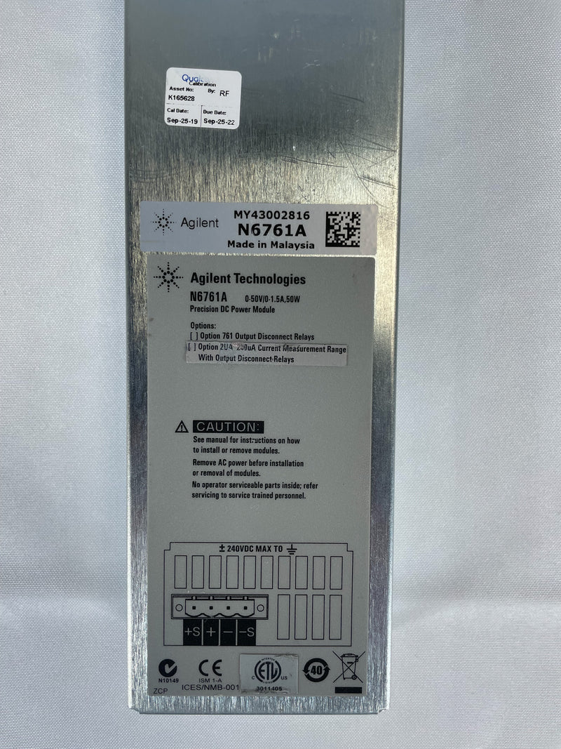 Agilent N 6761 A Precision DC Power Module