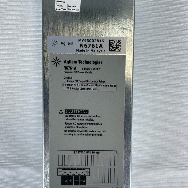 Agilent N 6761 A Precision DC Power Module