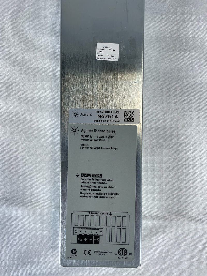 Agilent N 6761 A Precision DC Power Module