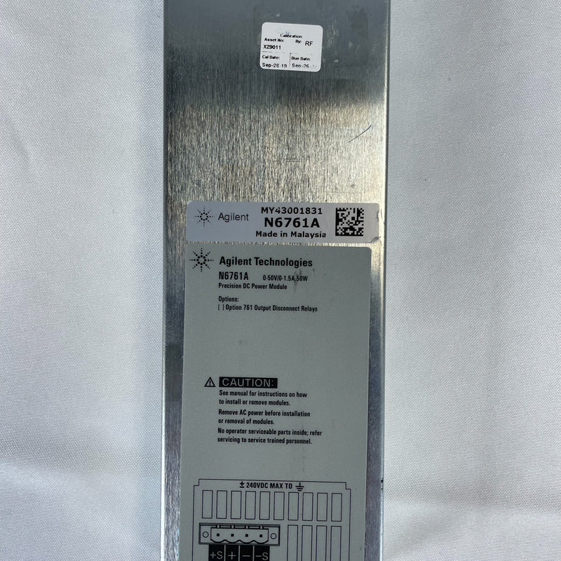 Agilent N 6761 A Precision DC Power Module