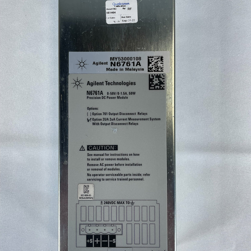 Agilent N 6761 A Precision DC Power Module