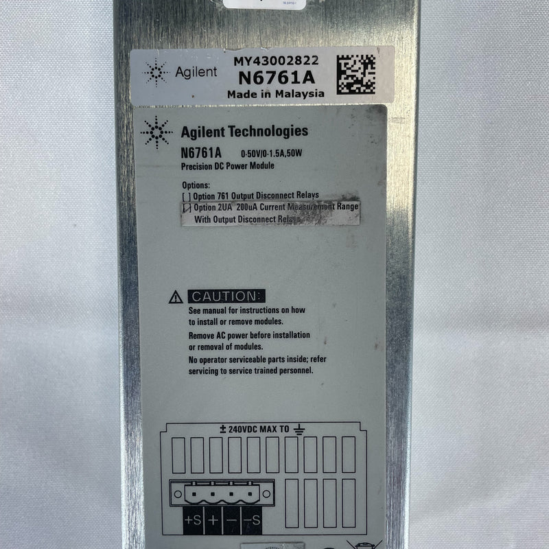 Agilent N 6761 A Precision DC Power Module