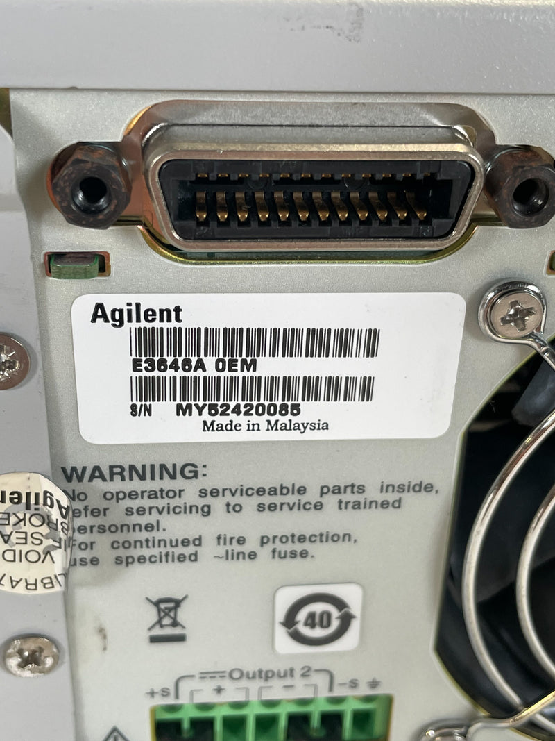 Agilent E 3646 A DC Power Supply