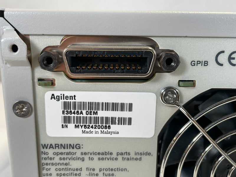 Agilent E 3646 A DC Power Supply