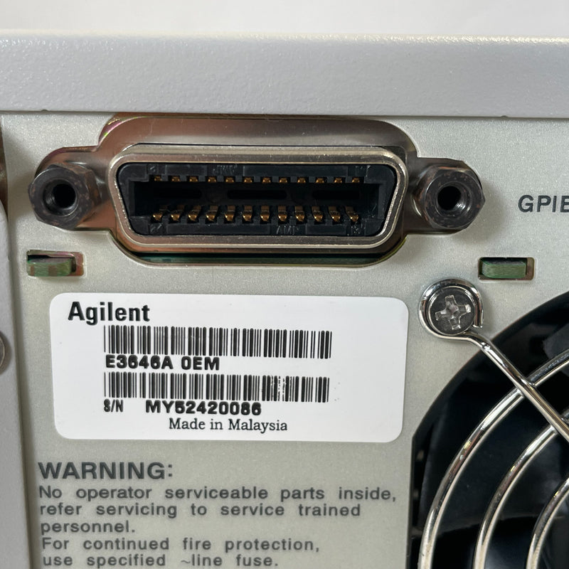 Agilent E 3646 A DC Power Supply