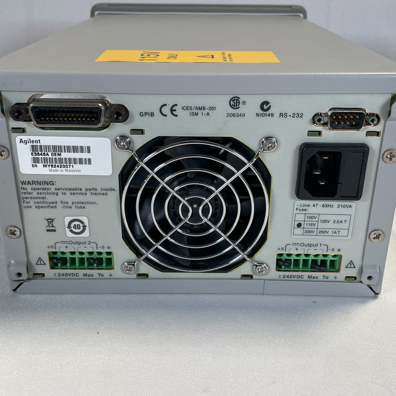 Agilent E 3646 A DC Power Supply