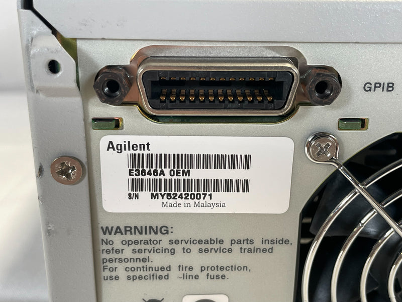 Agilent E 3646 A DC Power Supply