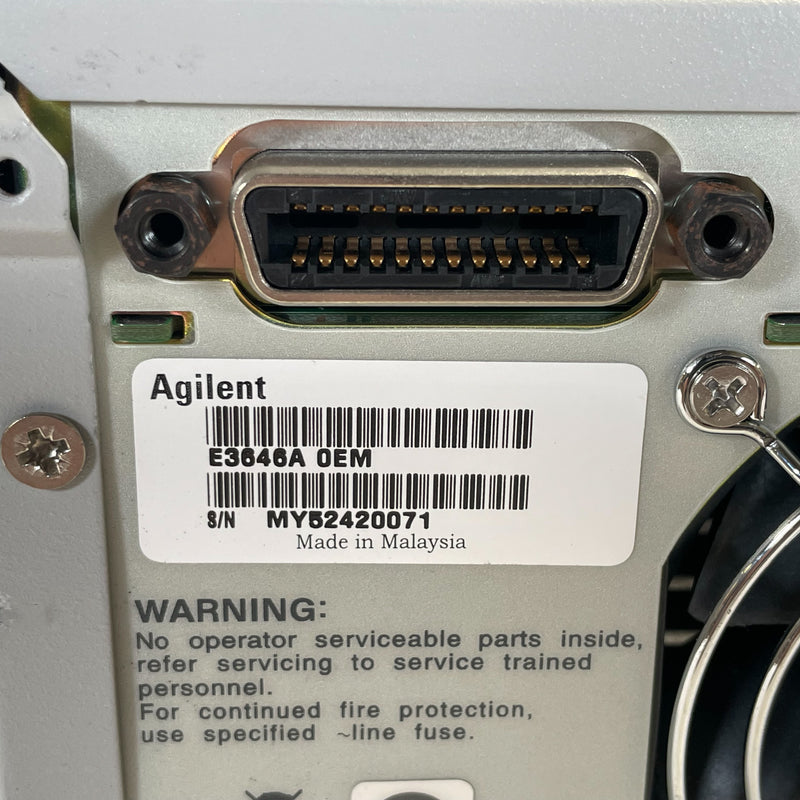 Agilent E 3646 A DC Power Supply