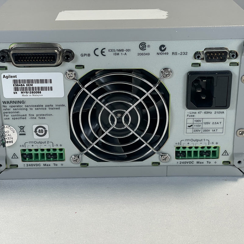 Agilent E 3646 A DC Power Supply