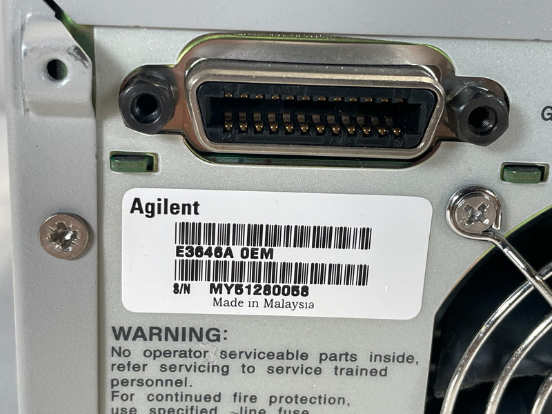 Agilent E 3646 A DC Power Supply