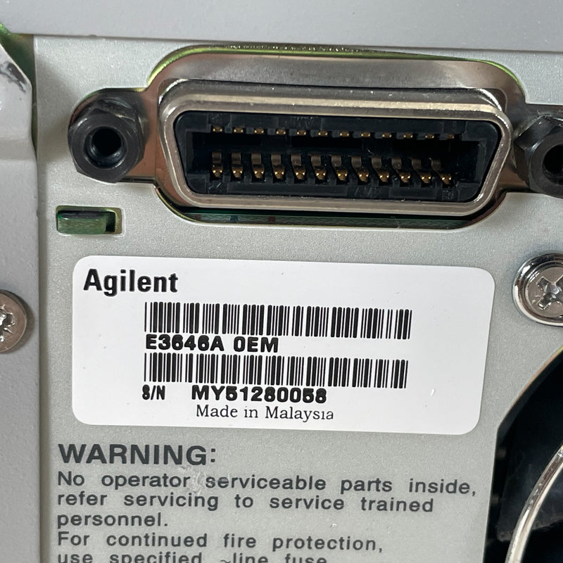 Agilent E 3646 A DC Power Supply