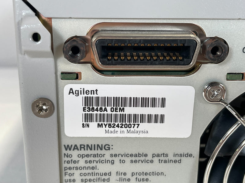 Agilent E 3646 A DC Power Supply