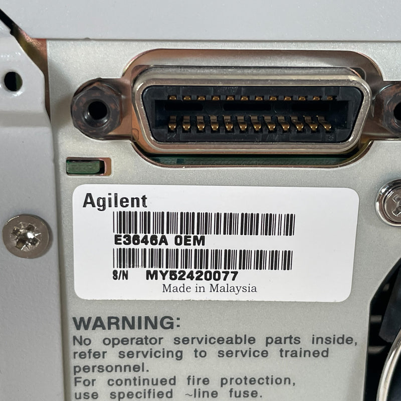 Agilent E 3646 A DC Power Supply