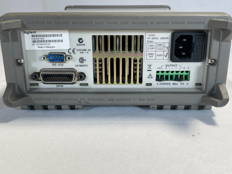 Agilent E 3642 A DC Power Supply