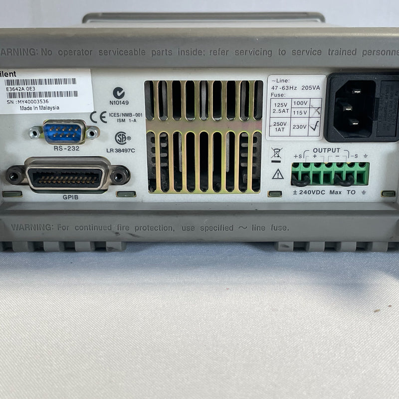 Agilent E 3642 A DC Power Supply