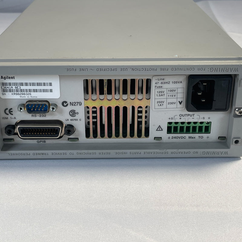 Agilent E 3641 A DC Power Supply