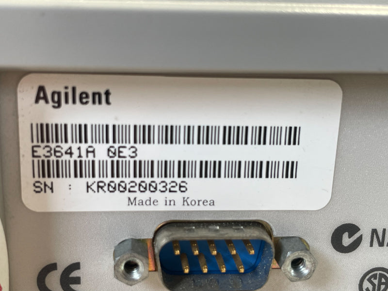 Agilent E 3641 A DC Power Supply