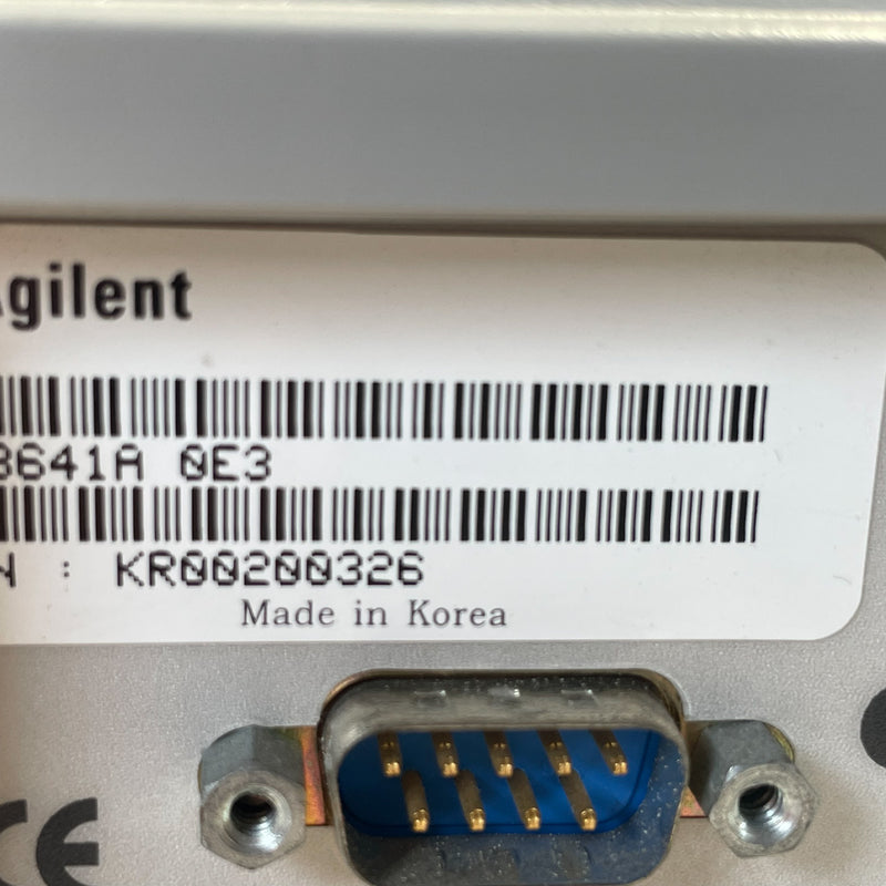 Agilent E 3641 A DC Power Supply