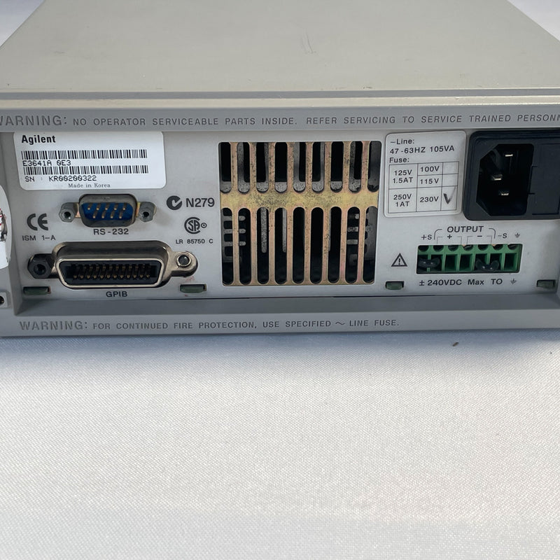 Agilent E 3641 A DC Power Supply