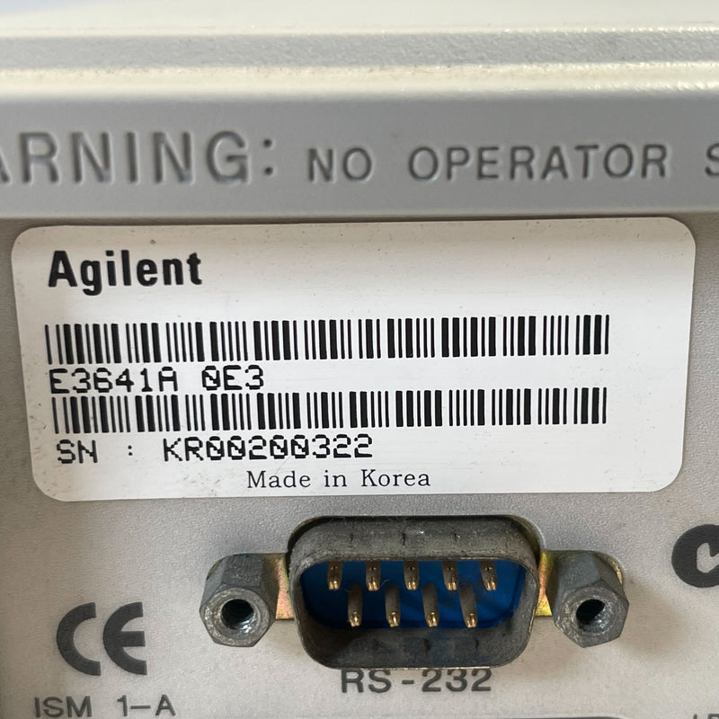 Agilent E 3641 A DC Power Supply