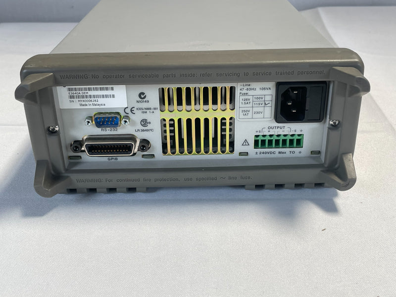 Agilent E 3640 A DC Power Supply