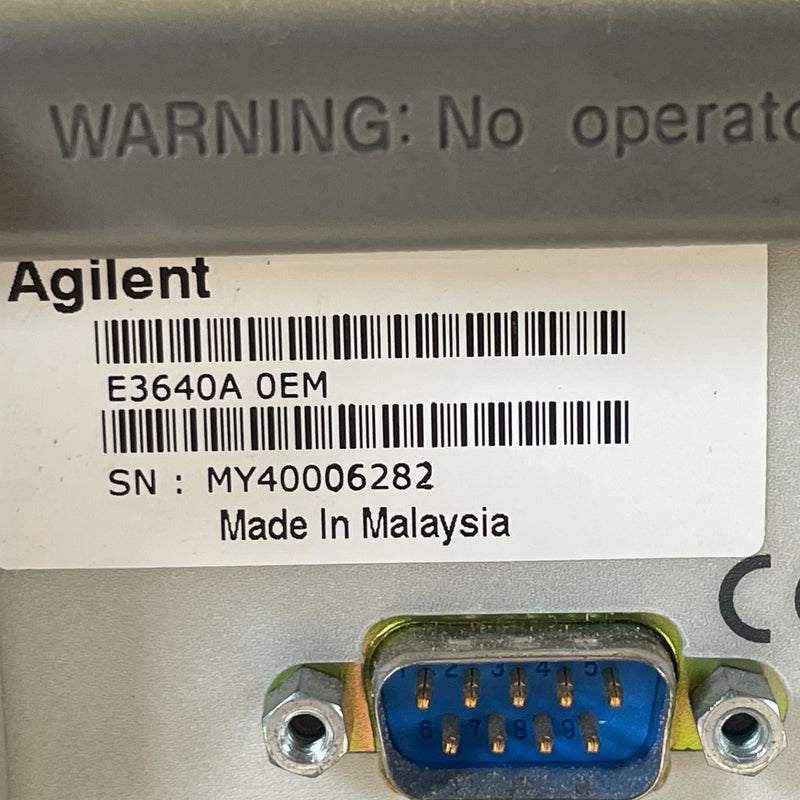 Agilent E 3640 A DC Power Supply