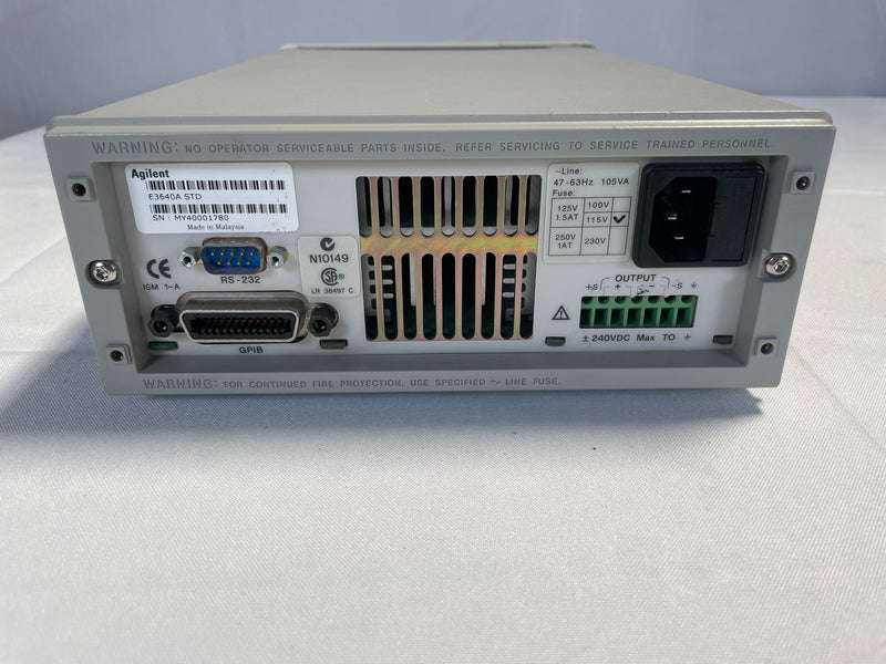 Agilent E 3640 A DC Power Supply