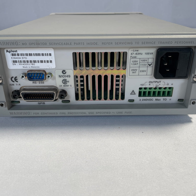 Agilent E 3640 A DC Power Supply