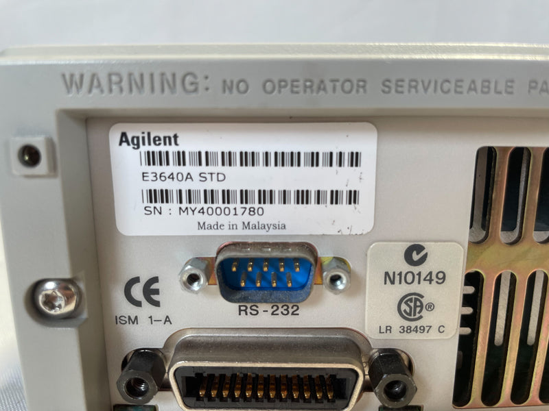 Agilent E 3640 A DC Power Supply