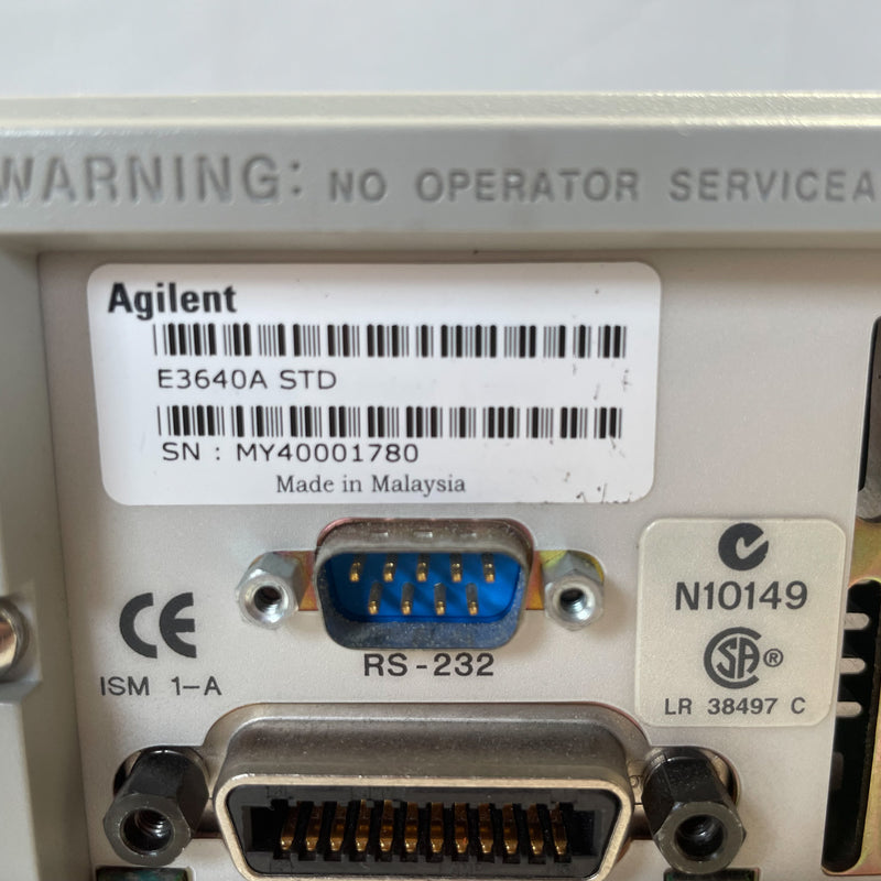 Agilent E 3640 A DC Power Supply