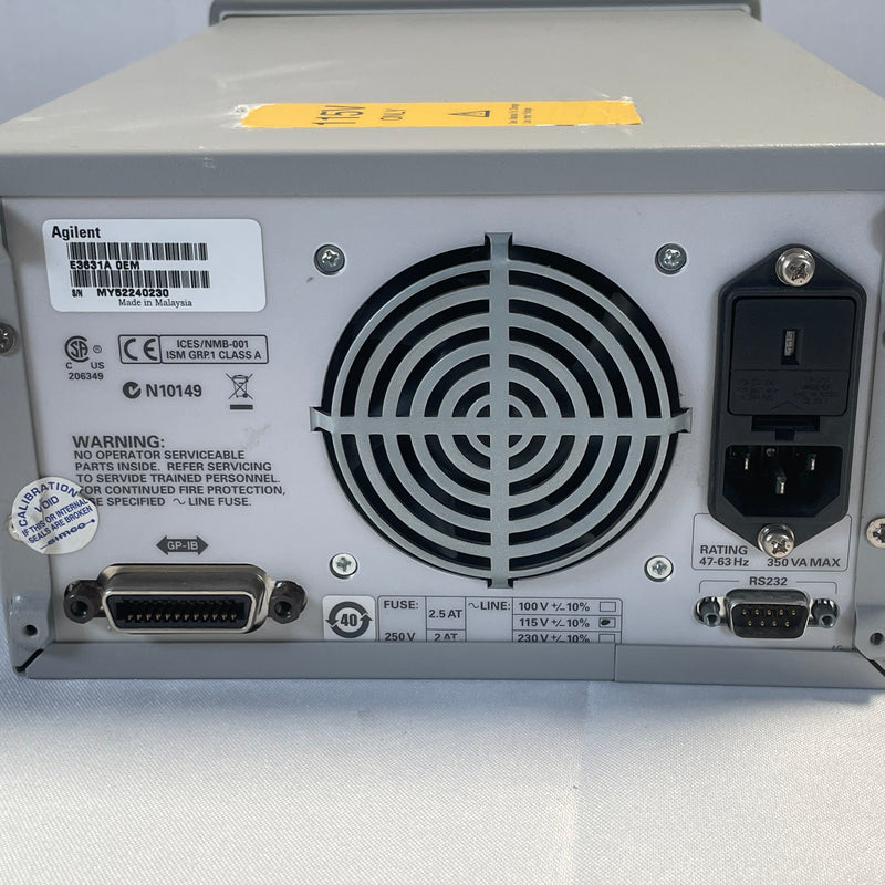 Agilent E 3631 A DC Power Supply