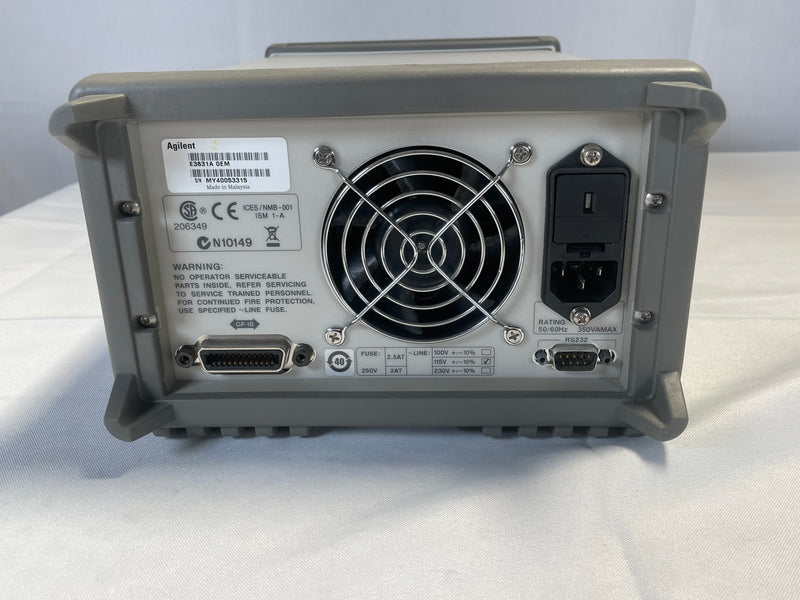 Agilent E 3631 A DC Power Supply