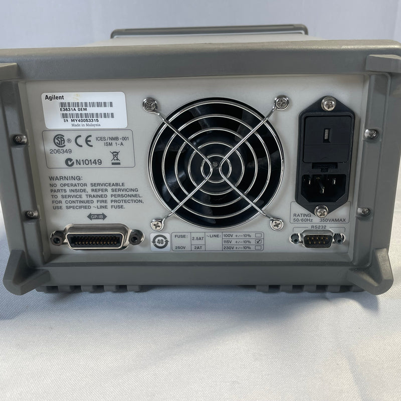 Agilent E 3631 A DC Power Supply