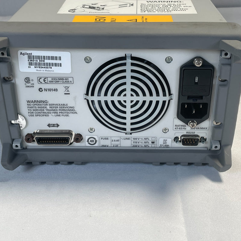 Agilent E 3631 A DC Power Supply